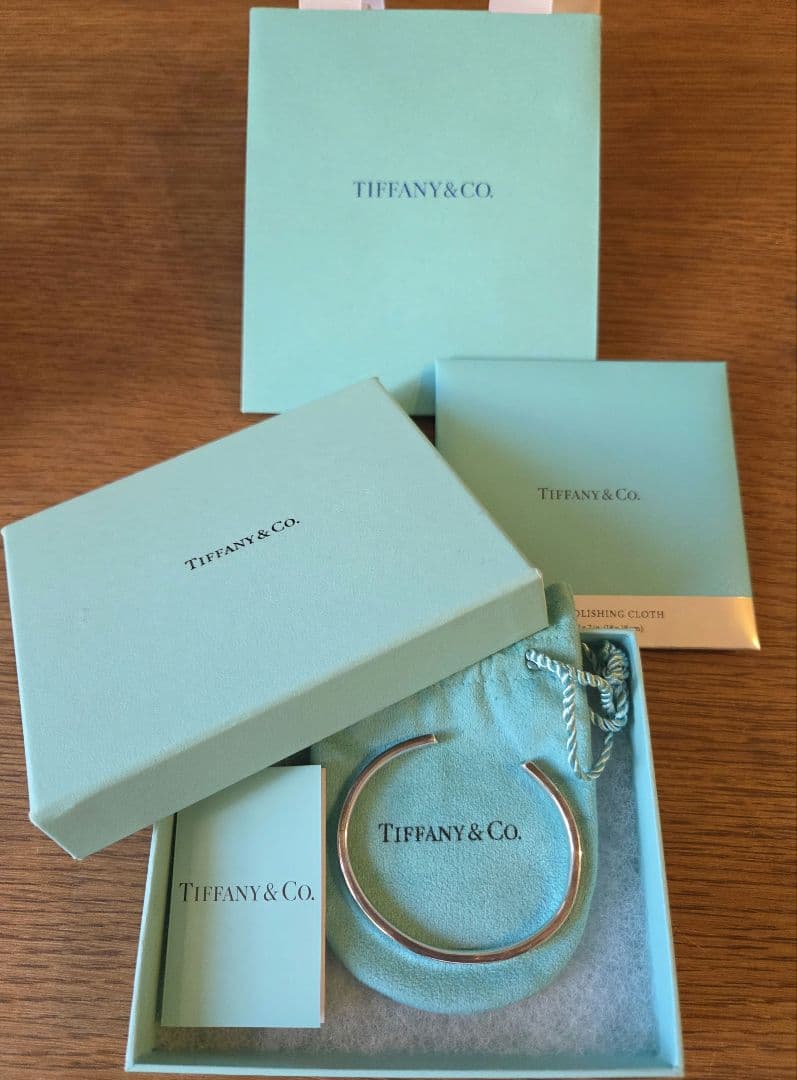 Tiffany＆Co. シルバー ナロー 1837 カフバングル