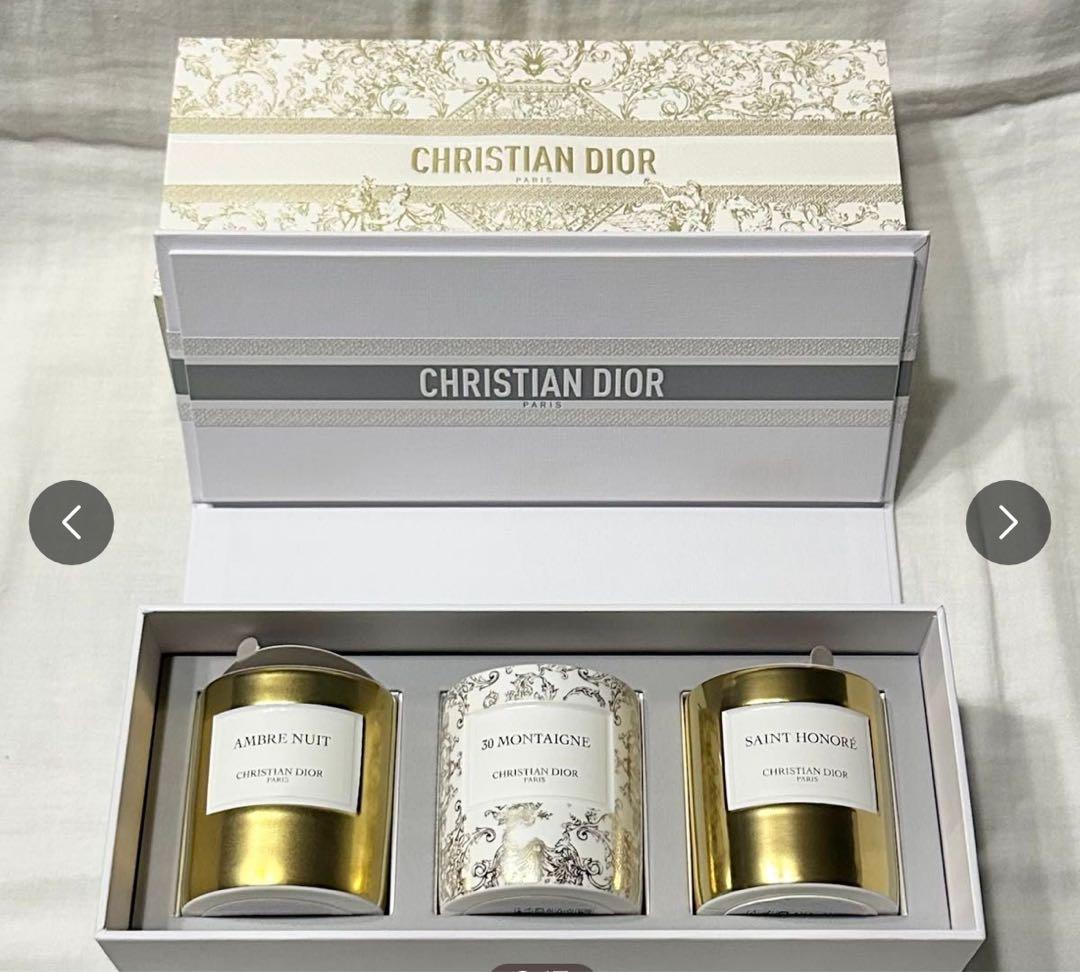 新品、未使用品　DIOR ディオール限定キャンドルコレクション　3個セット