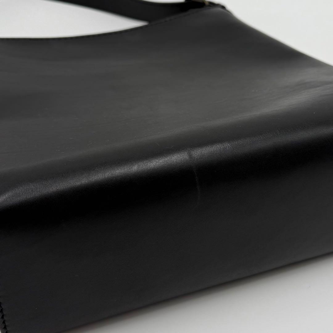 MOTHER HOUSE ブライト ワンショルダーバッグ 牛革 レザー 黒