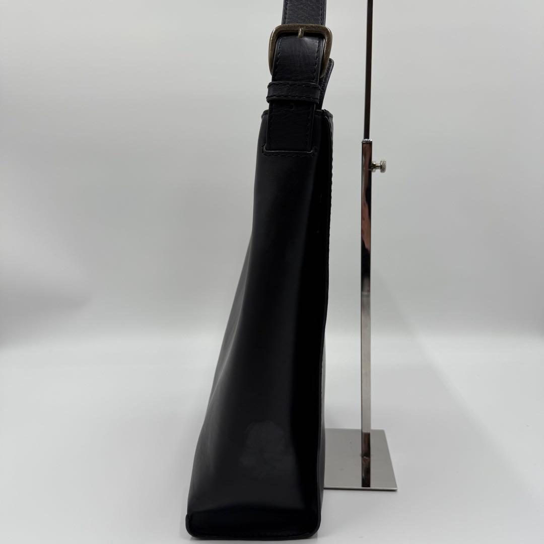 MOTHER HOUSE ブライト ワンショルダーバッグ 牛革 レザー 黒