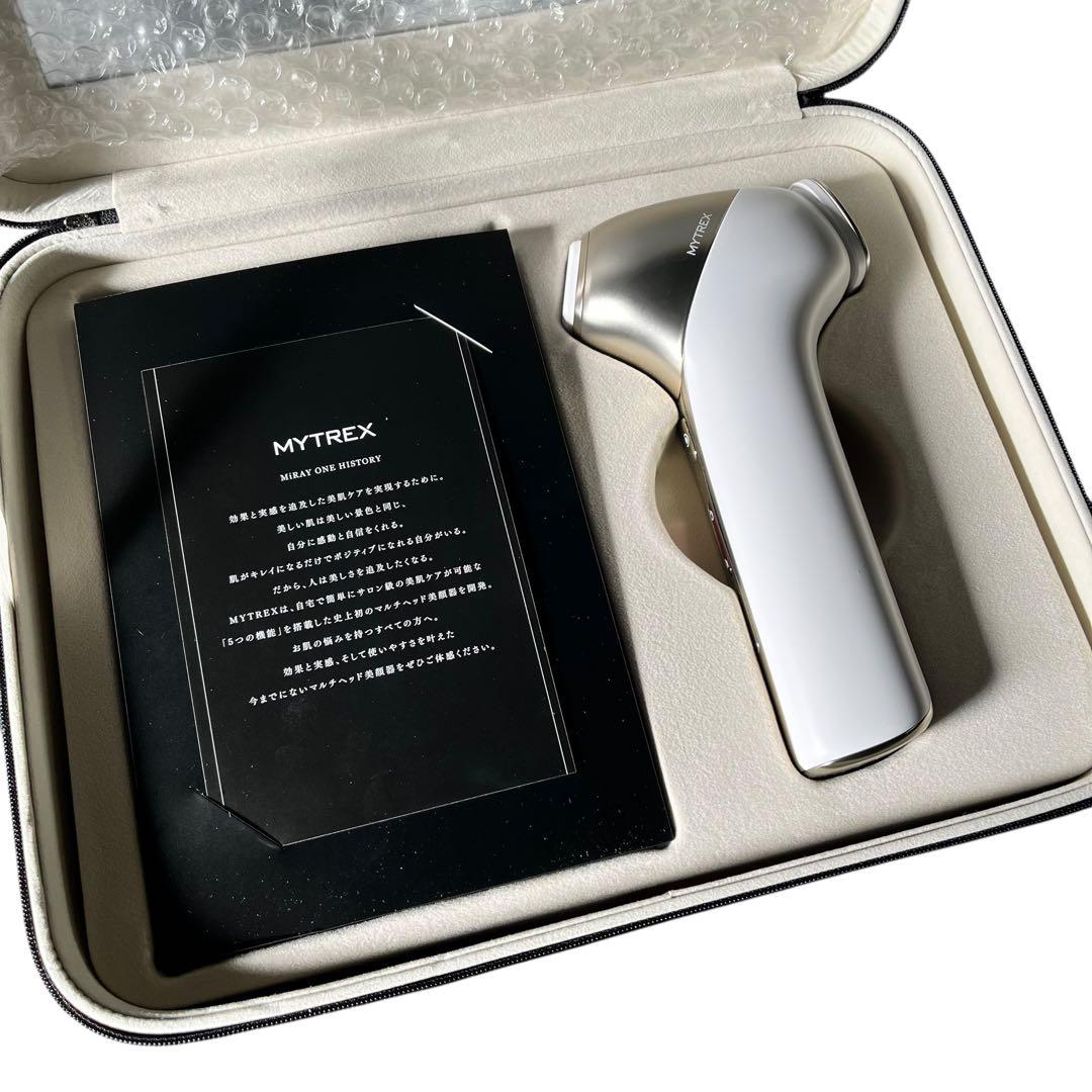 【美品】MYTREX MiRAY ONE ホワイト 美顔器 ほぼ未使用