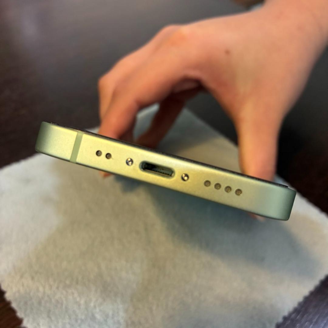【美品】iPhone12mini／フィルム付き／グリーン／64GB