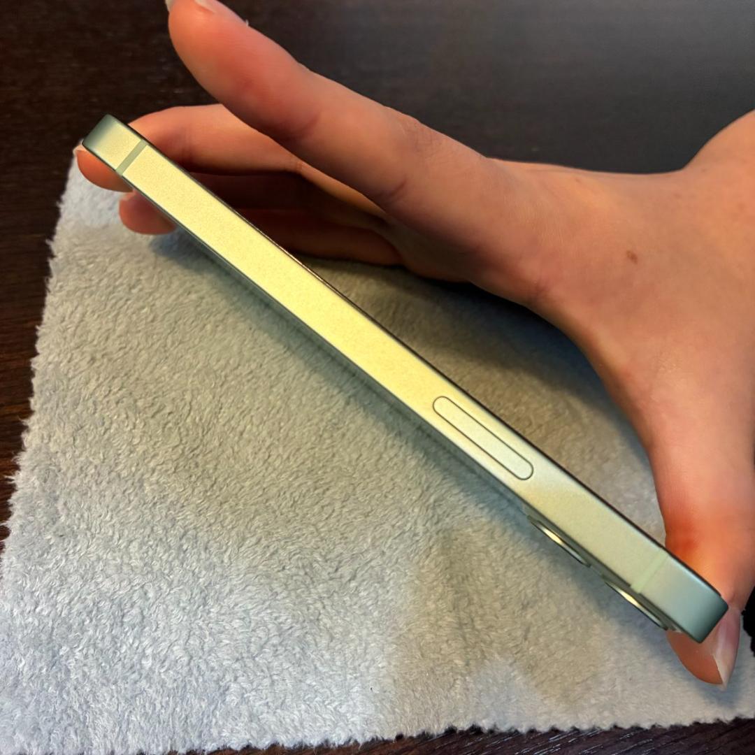 【美品】iPhone12mini／フィルム付き／グリーン／64GB