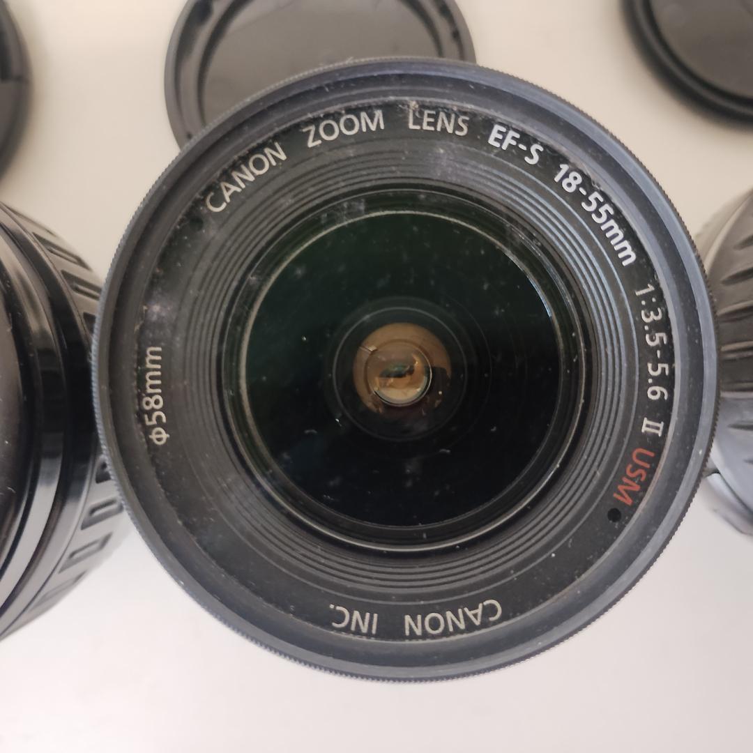 Canon EOS Kiss Digital N レンズ5本付き メディアなし