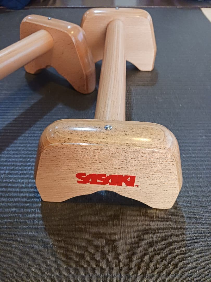 SASAKI 倒立/プッシュアップバー 器械体操長さ35cm×高さ12cm