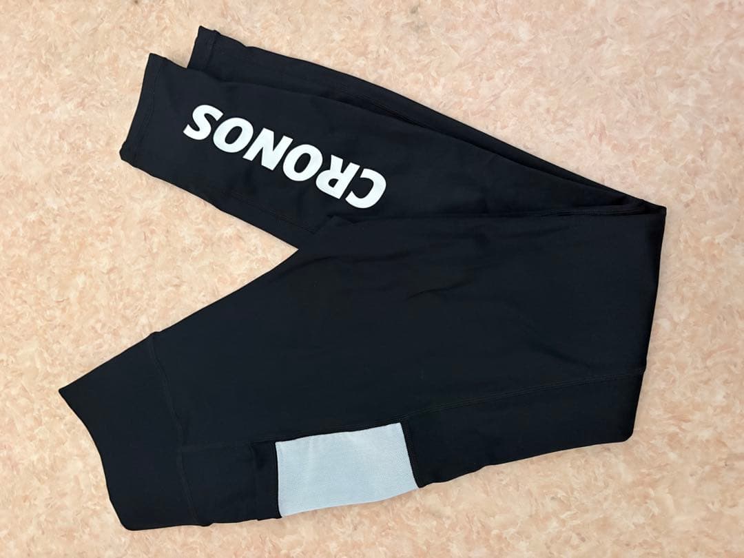 CRONOS ブラック レギンス サイドポケット付き