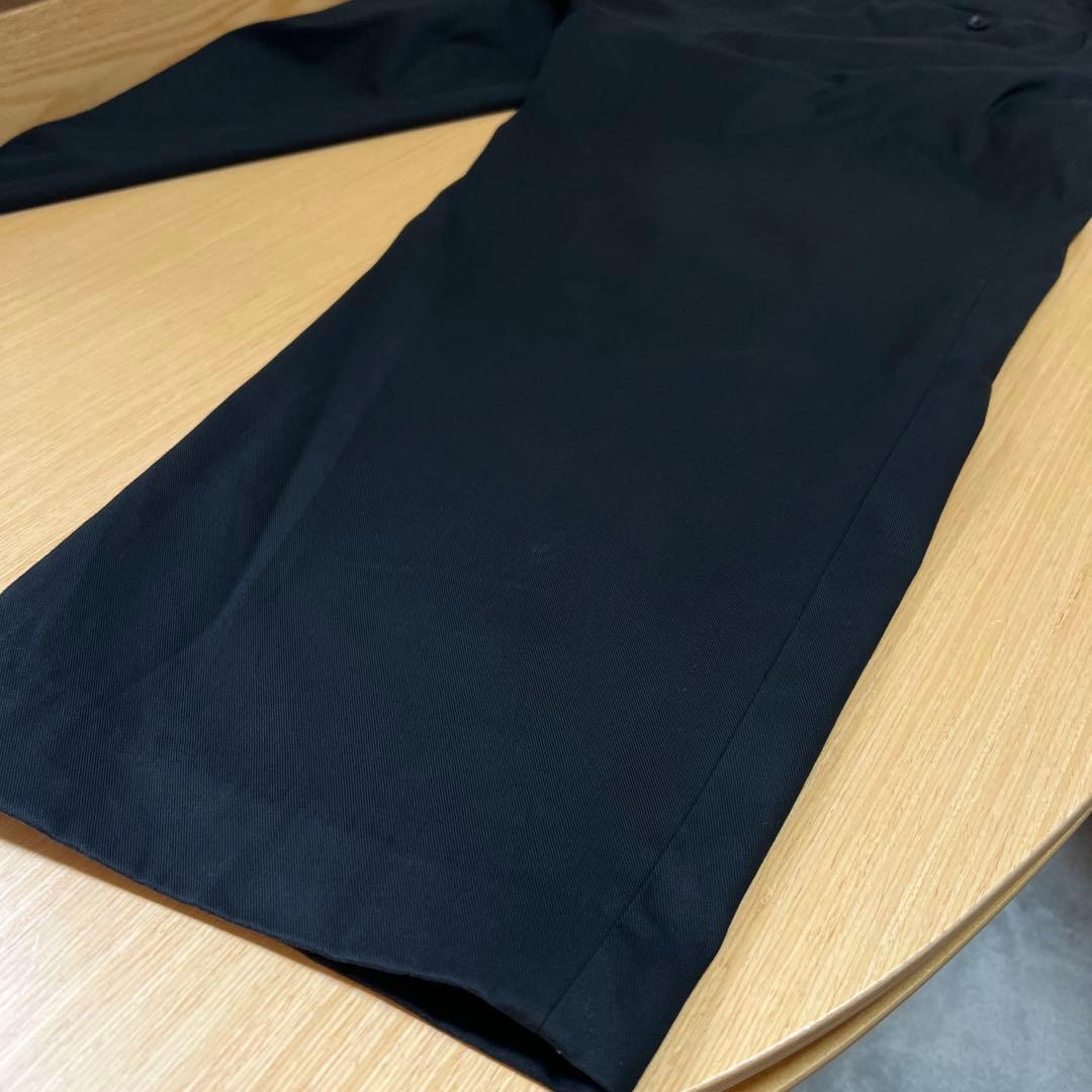 パンツ stein Wide Straight Trousers BLACK