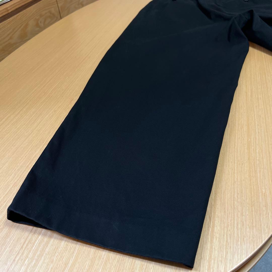 パンツ stein Wide Straight Trousers BLACK