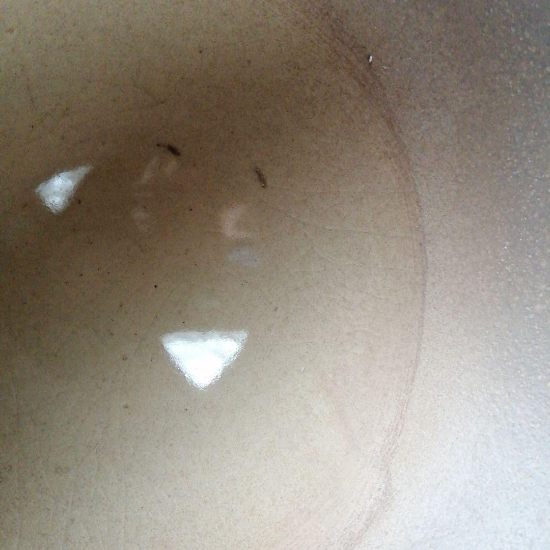 清水焼　小林正明　黒釉窯変紋花器　31.8cm