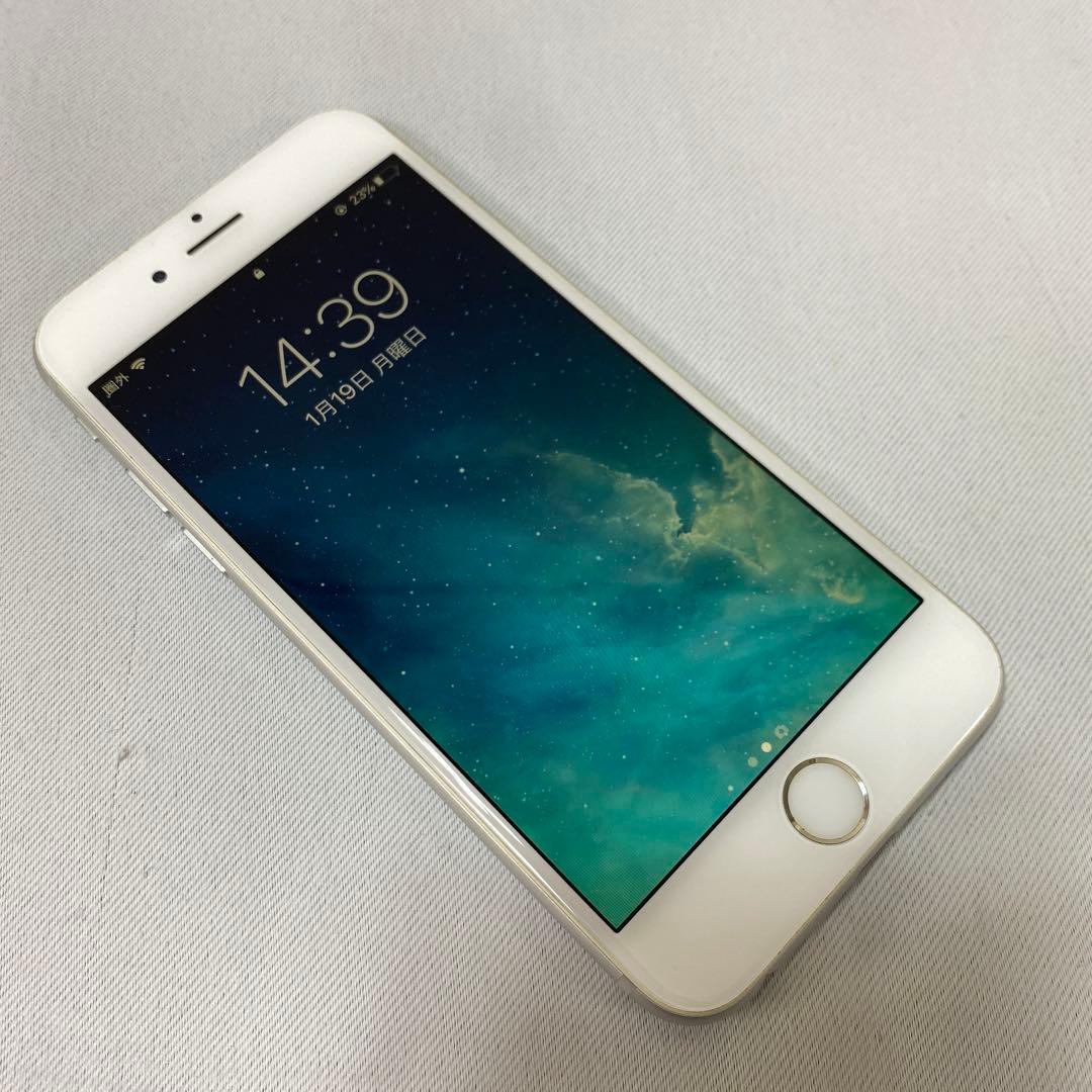 【中古】Apple iPhone 6 シルバー 本体 M189