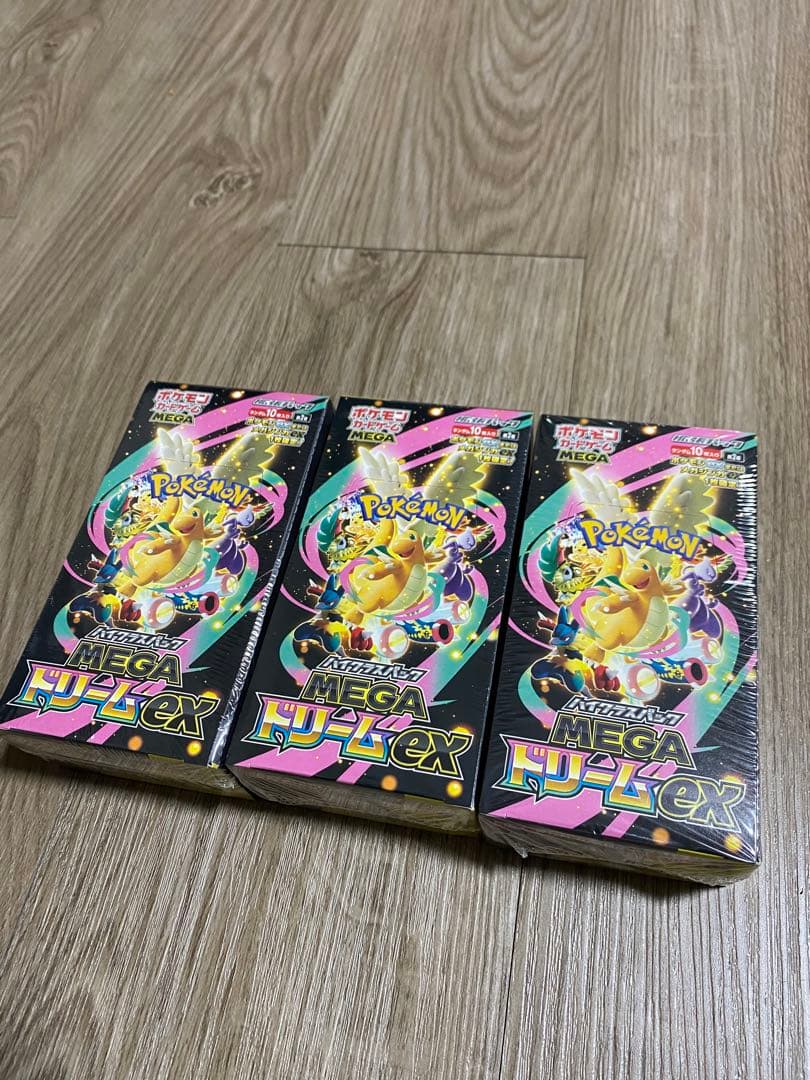 【新品未開封】ポケモンカードゲーム MEGAドリームex 1BOX シュリンク付