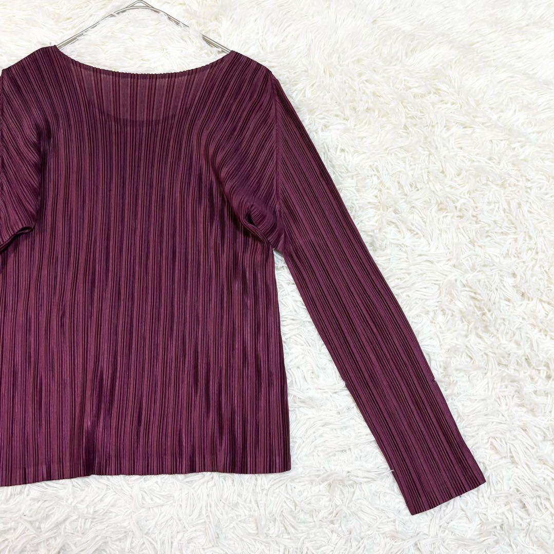 ISSEY MIYAKE PLEATS PLEASE トップス　長袖　プリーツ
