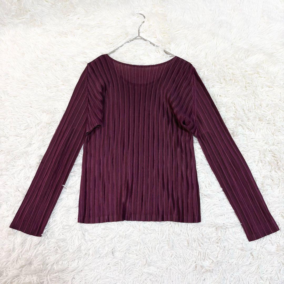 ISSEY MIYAKE PLEATS PLEASE トップス　長袖　プリーツ