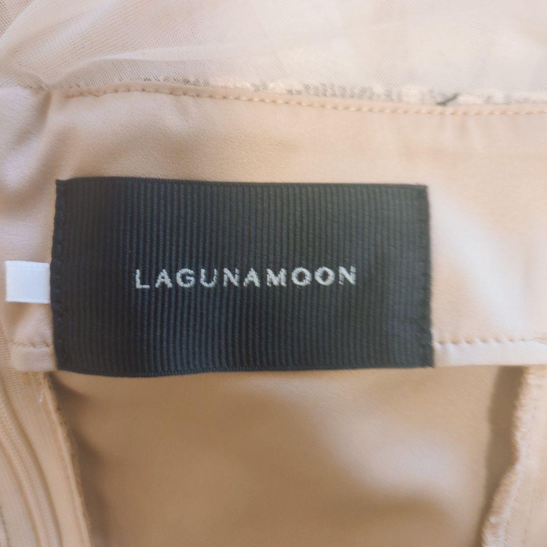 美品 ラグナムーン レース フラワー ジャガード マーメイド M 定2.75