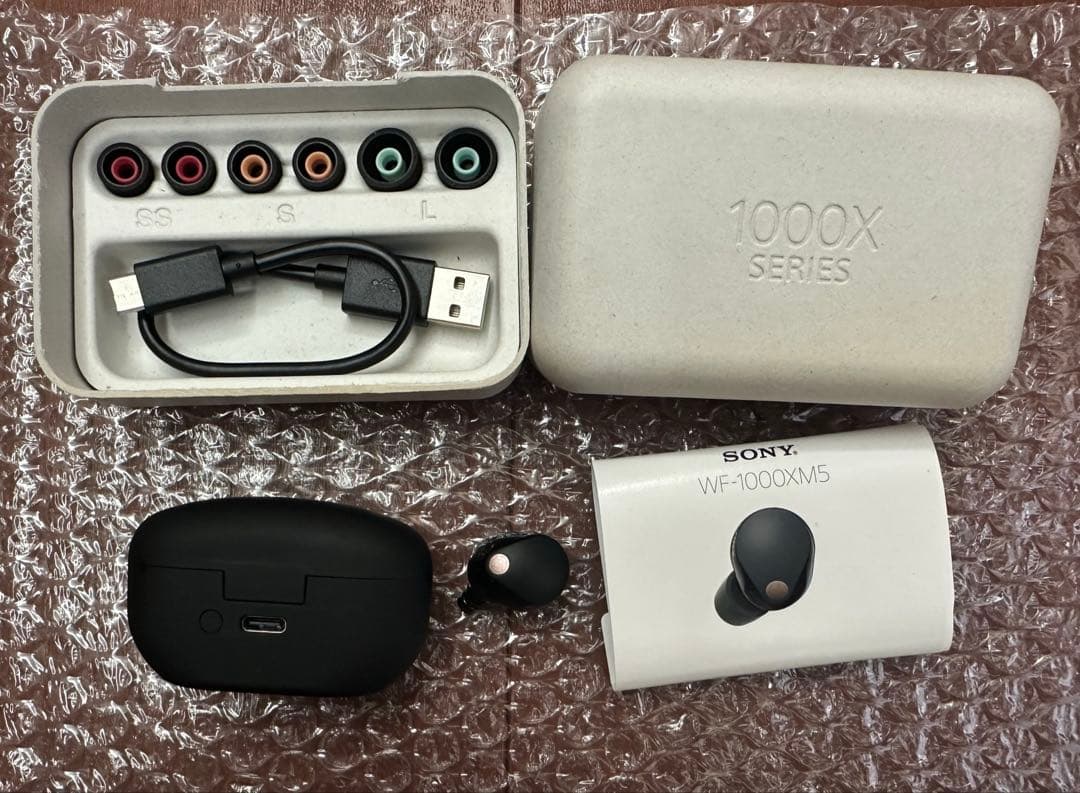 SONY WF-1000XM5 ワイヤレスイヤホン 右耳・ケース