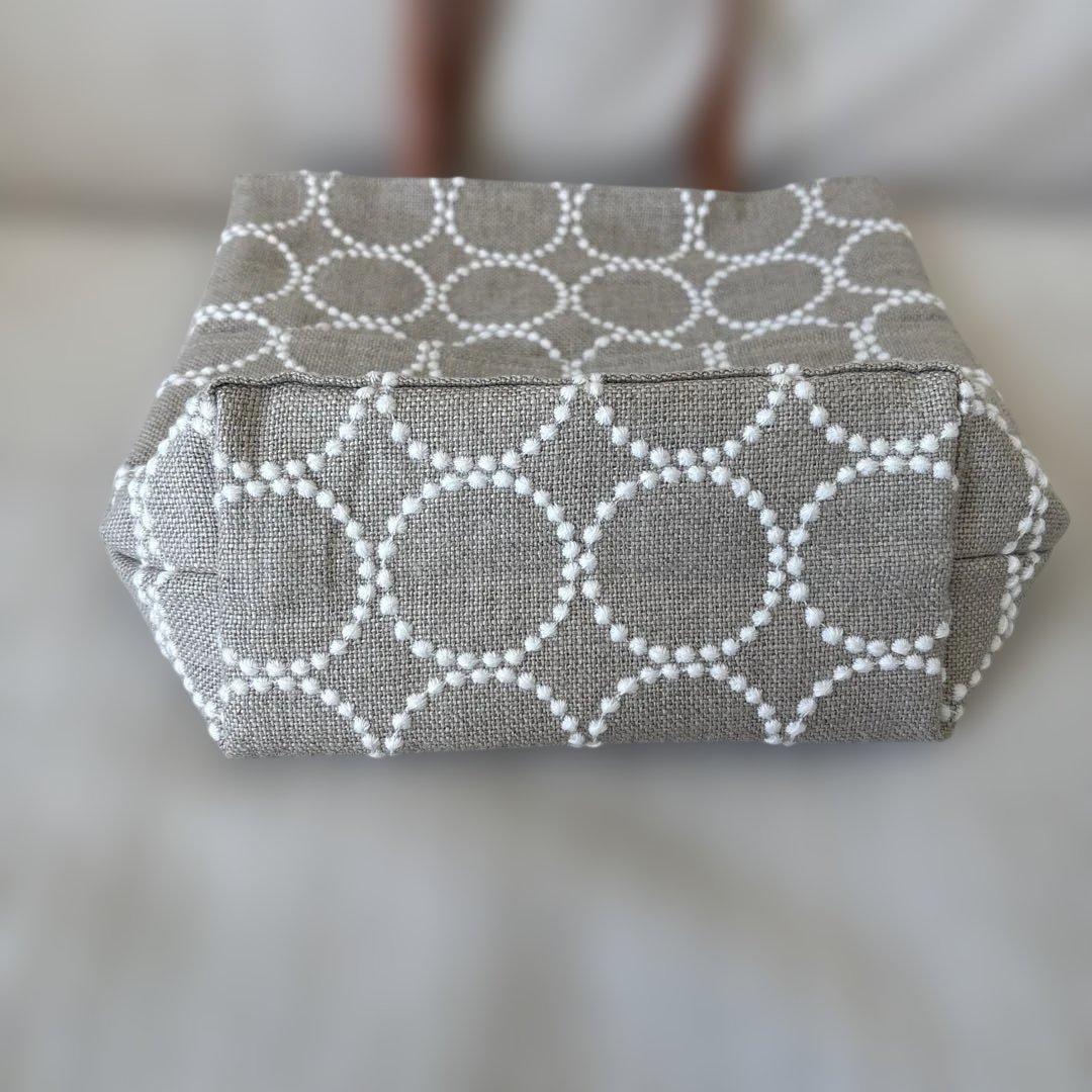 minä perhonenミナペルホネン タンバリン　トートバッグハンドメイド