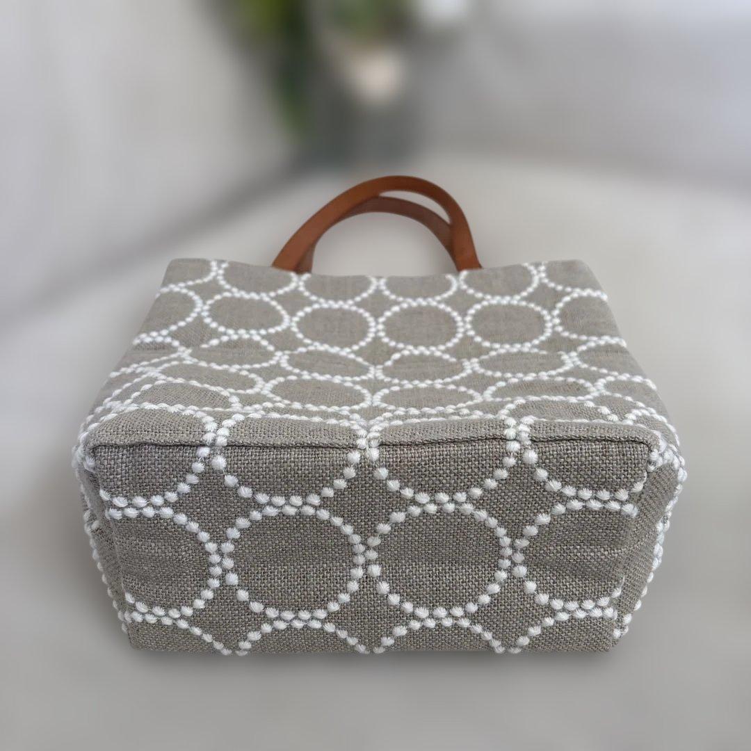 minä perhonenミナペルホネン タンバリン　トートバッグハンドメイド