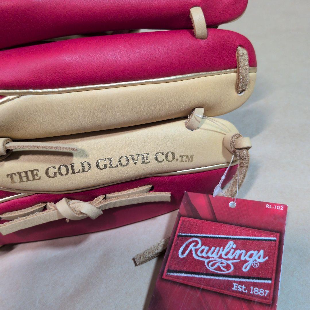 ローリングス:左投げ:大人用:軟式用グラブ:11.75インチ:色:スカーレット他