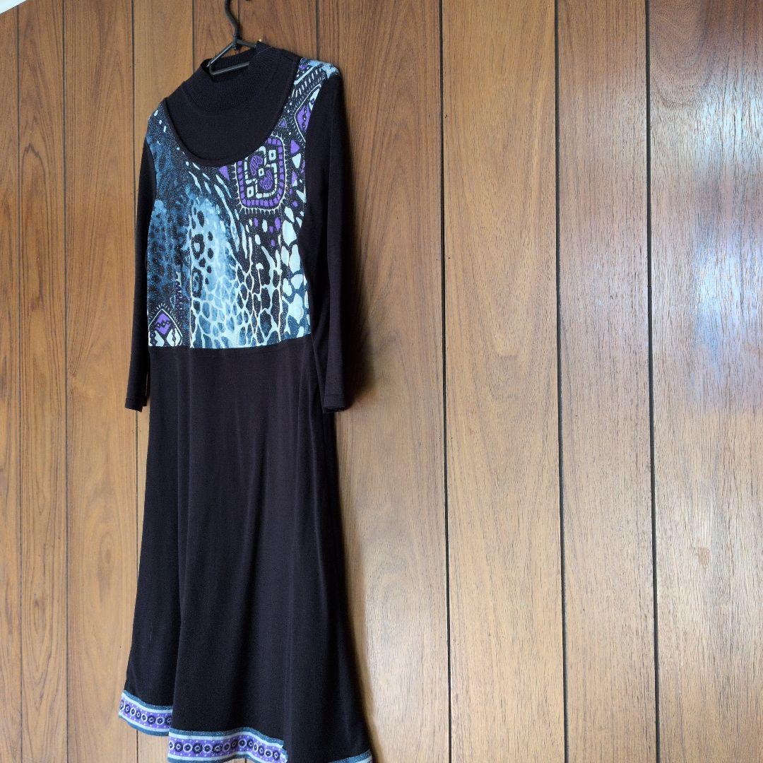 レオナールワンピースカシミア入り