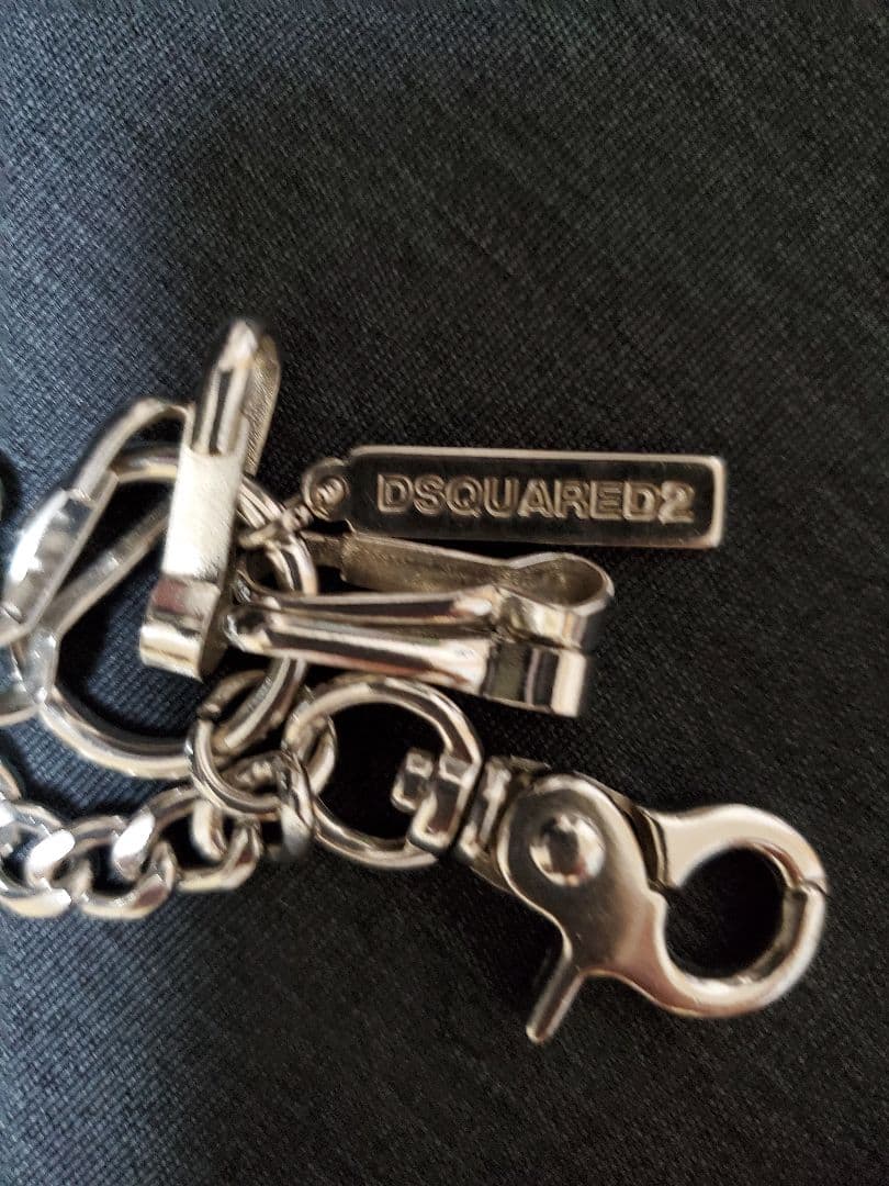【WIS】ディースクエアード Dsquared2 キーリング付チェーン