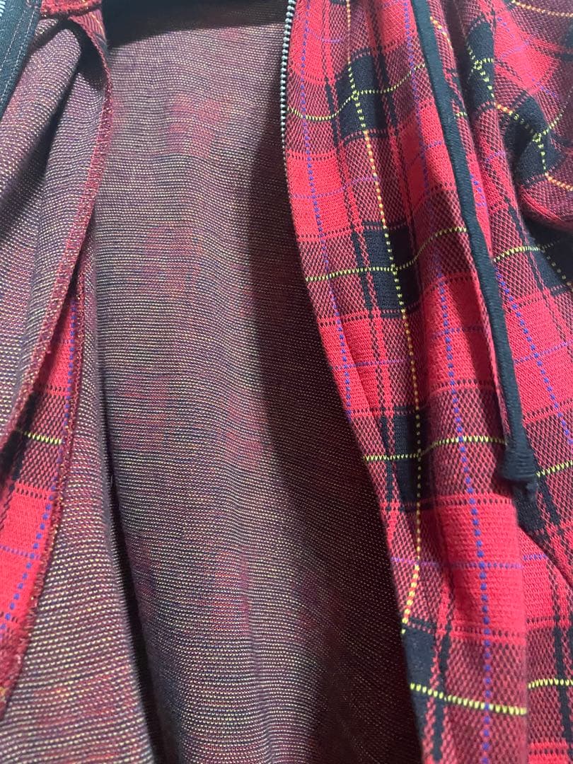 コムデギャルソン2025AW チェックパーカー　XS