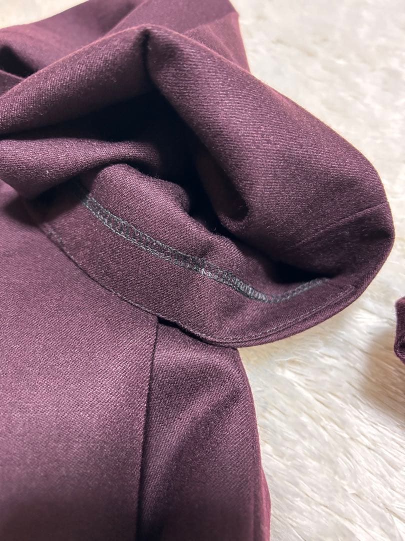 未使用　ルイジビアンキマントヴァ✖︎カノニコ　46 ウールフランネル　トラウザーズ