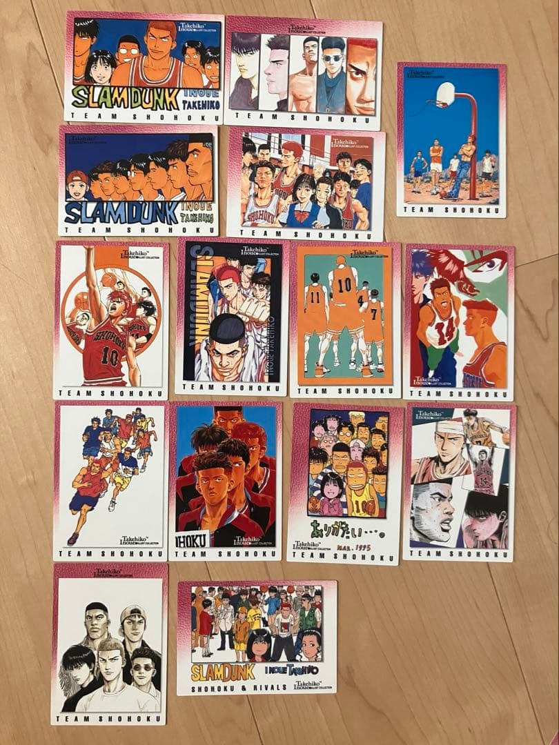 SLAMDUNK【team湘北15枚セット】Carddass Masters⭐︎