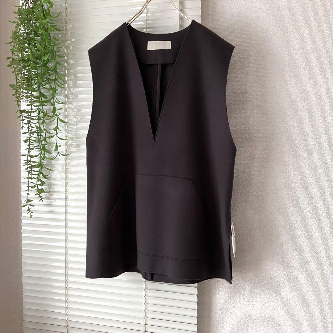 【新品】【2024AW】plage WO オーバーベスト グレー