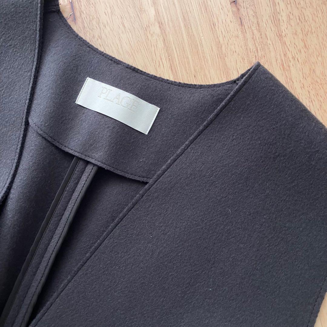 【新品】【2024AW】plage WO オーバーベスト グレー