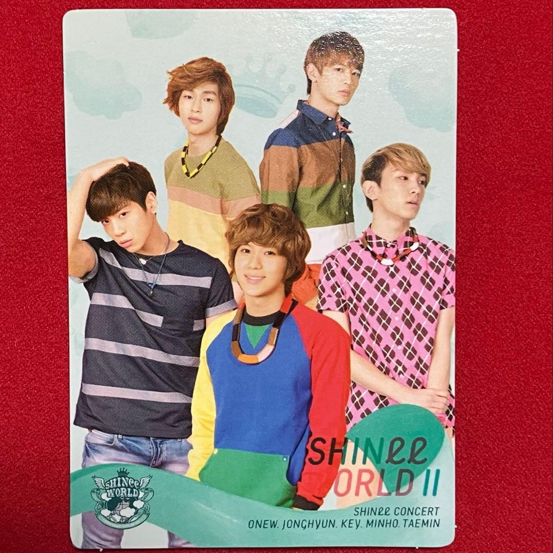 SHINee WORLD II 2 公式トレカ 5人　5HINee