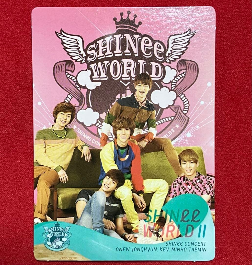 SHINee WORLD II 2 公式トレカ 5人　5HINee