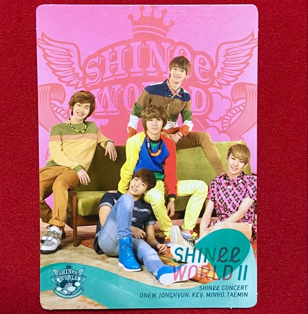 SHINee WORLD II 2 公式トレカ 5人　5HINee