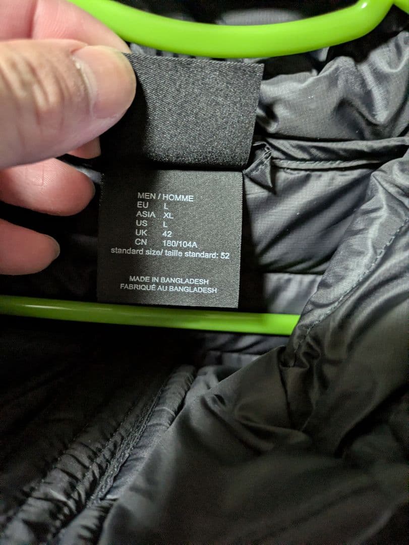 Jack Wolfskin ブラックダウンジャケット