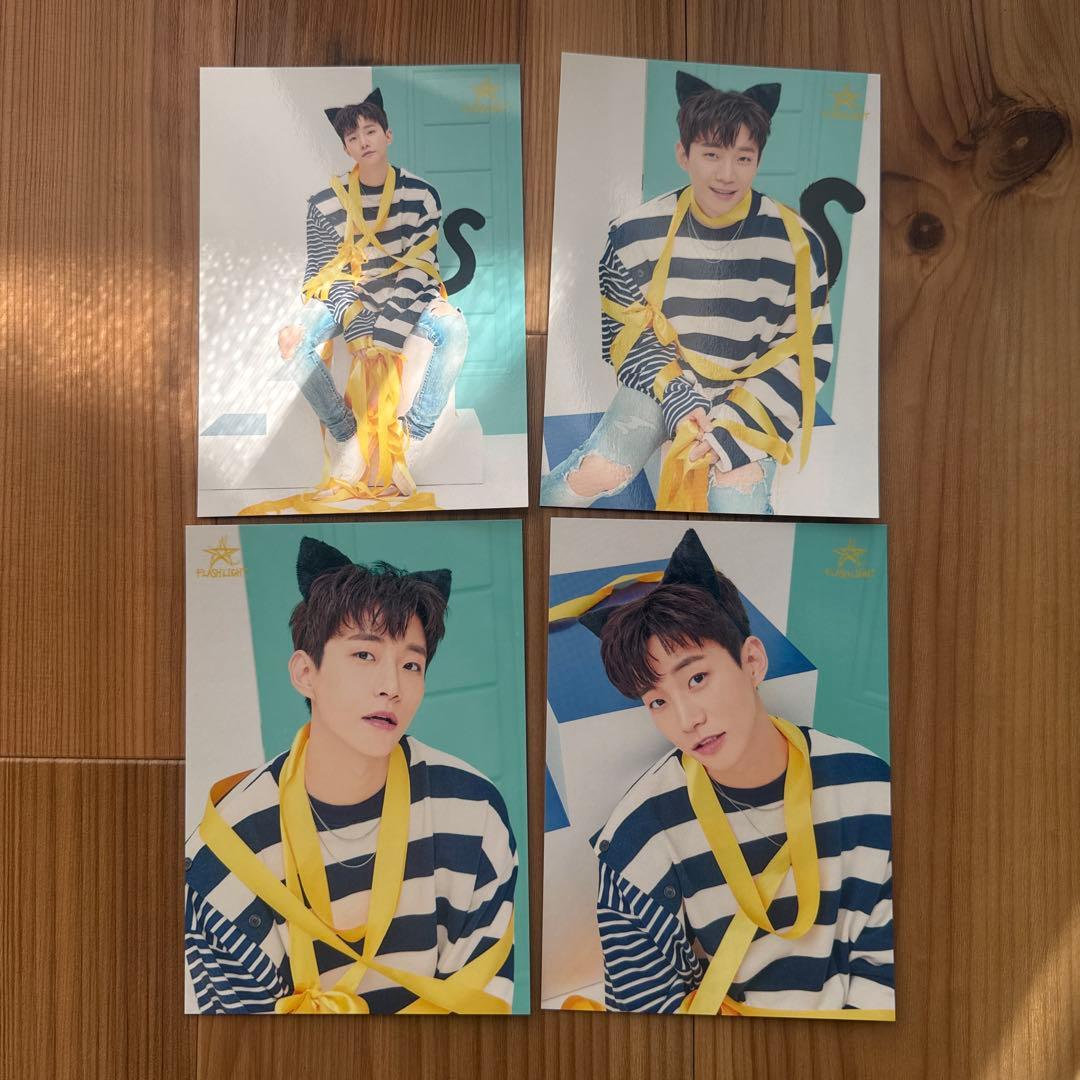 ジュノ 2PM FLASHLIGHT ランダムトレカ 4枚コンプd