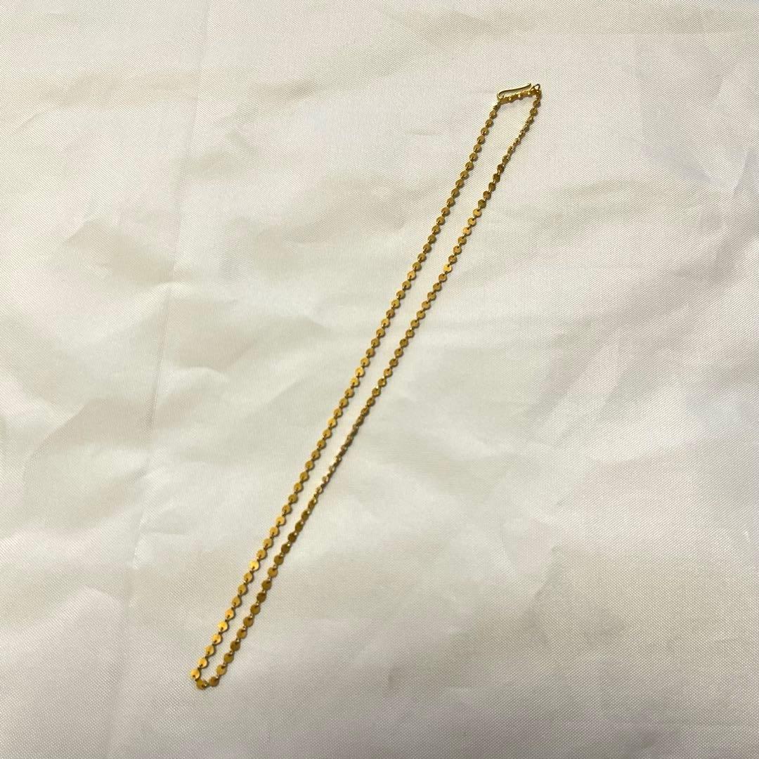 定価65万 マリーエレーヌドゥタイヤック ミニチュア・パイエット ネックレス 金