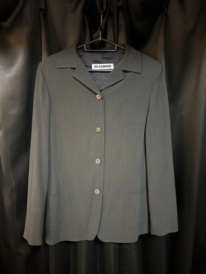 JIL SANDER ブラック　テーラードジャケットSサイズ