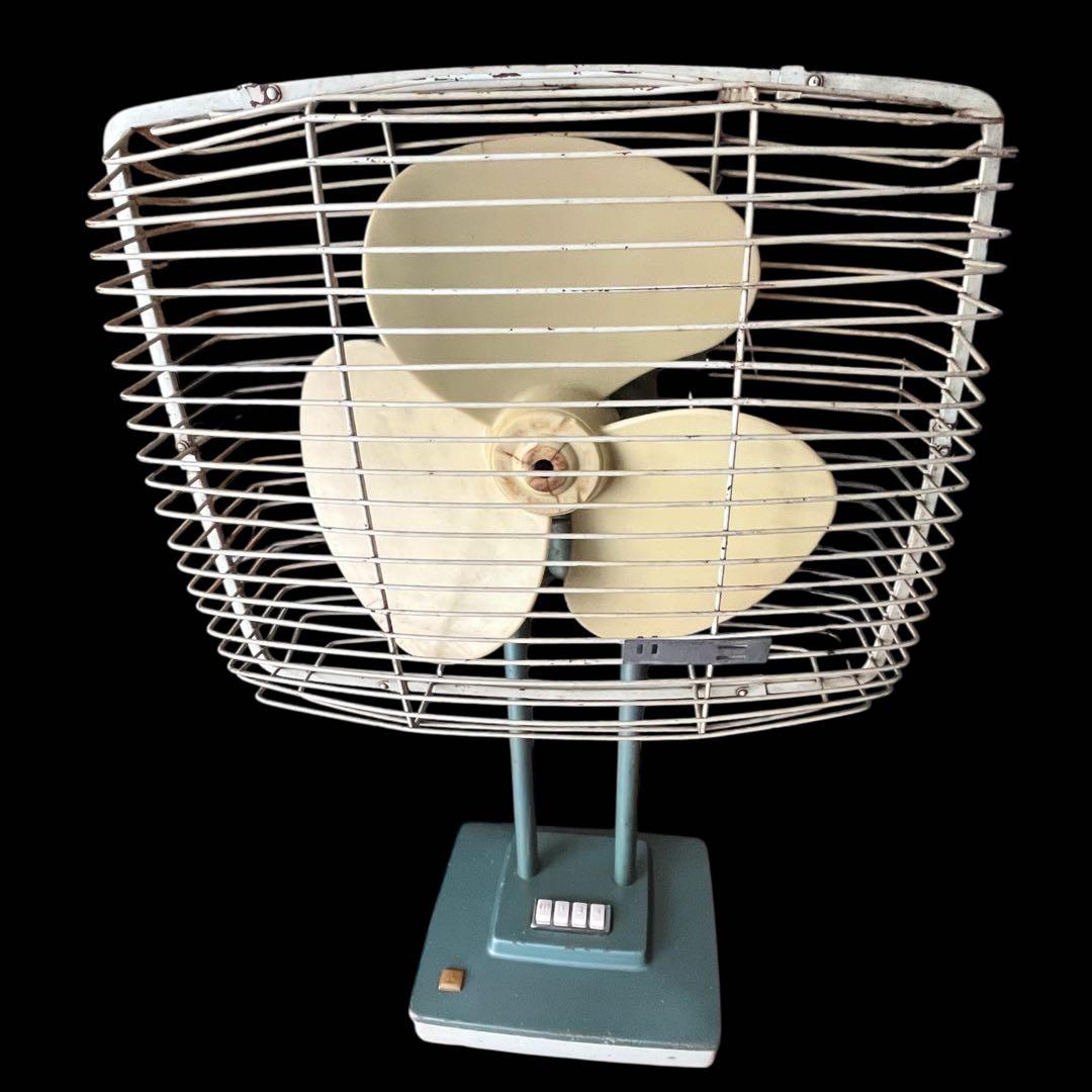 希少❗️レトロ扇風機　三菱RM-10A 四角