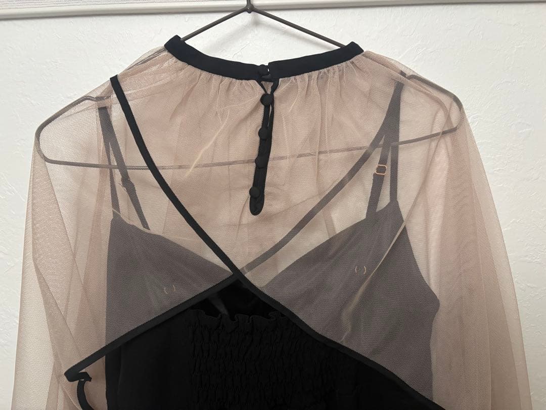 【AMERI VINTAGE 】MANY WAY AIRY VEIL DRESS