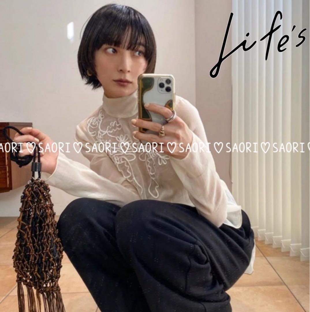 TODAYFUL【未使用に近い】Sheer Embroidery Blouse