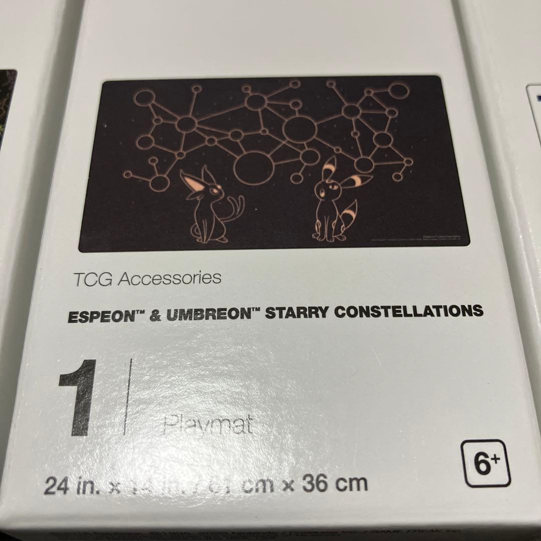 ポケモン 海外プレイマット WCS 限定 ブラッキー イーブイ ミュウ