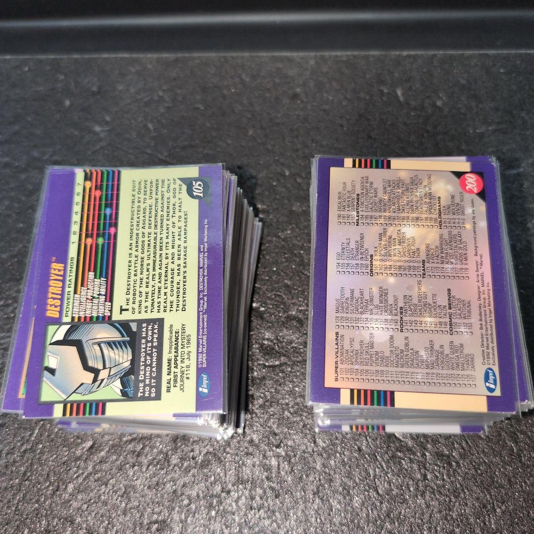 MARVEL 1992 トレーディングカード まとめ メルカリ便