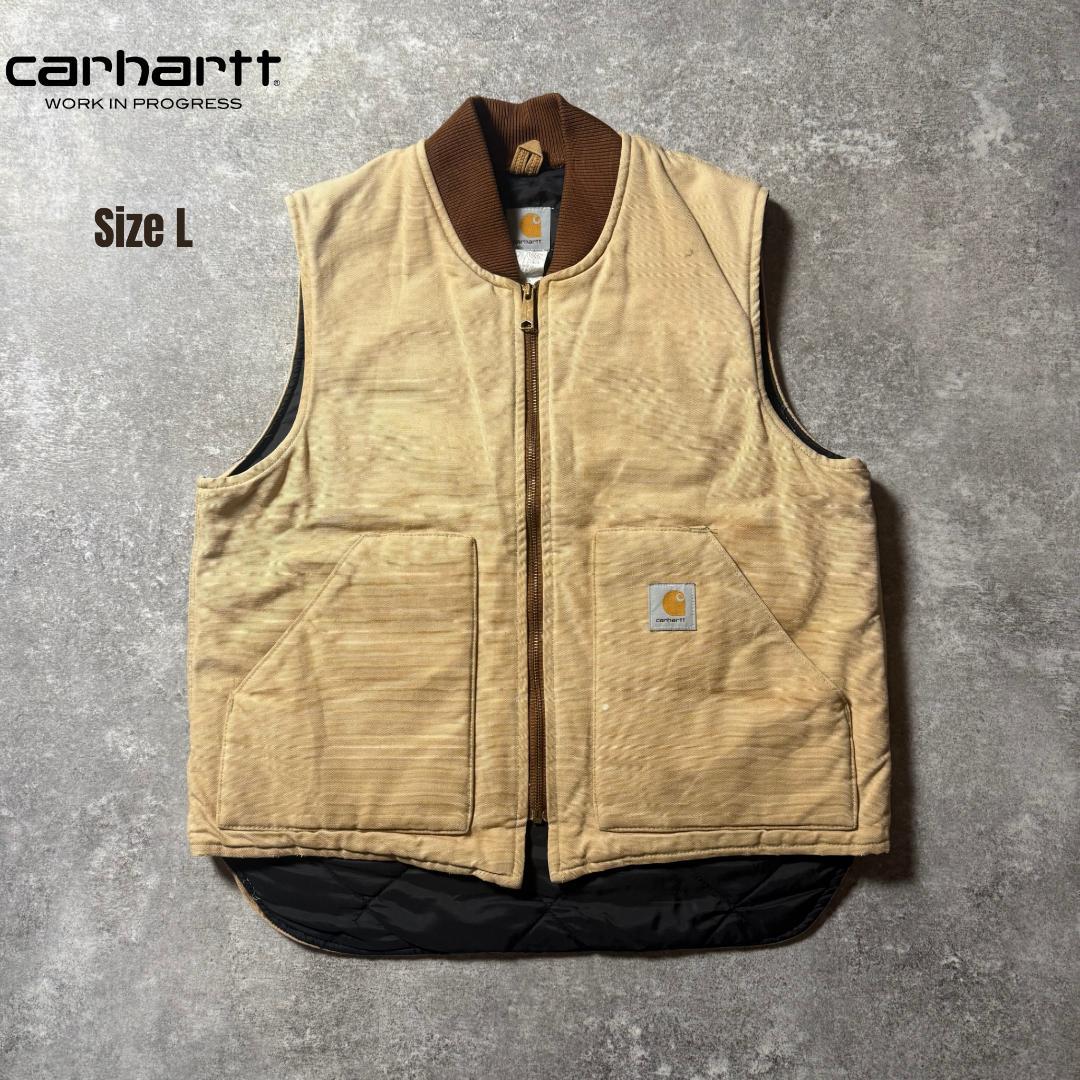 MSCZWTNB様Carhartt カーハートダックベスト ベージュ L
