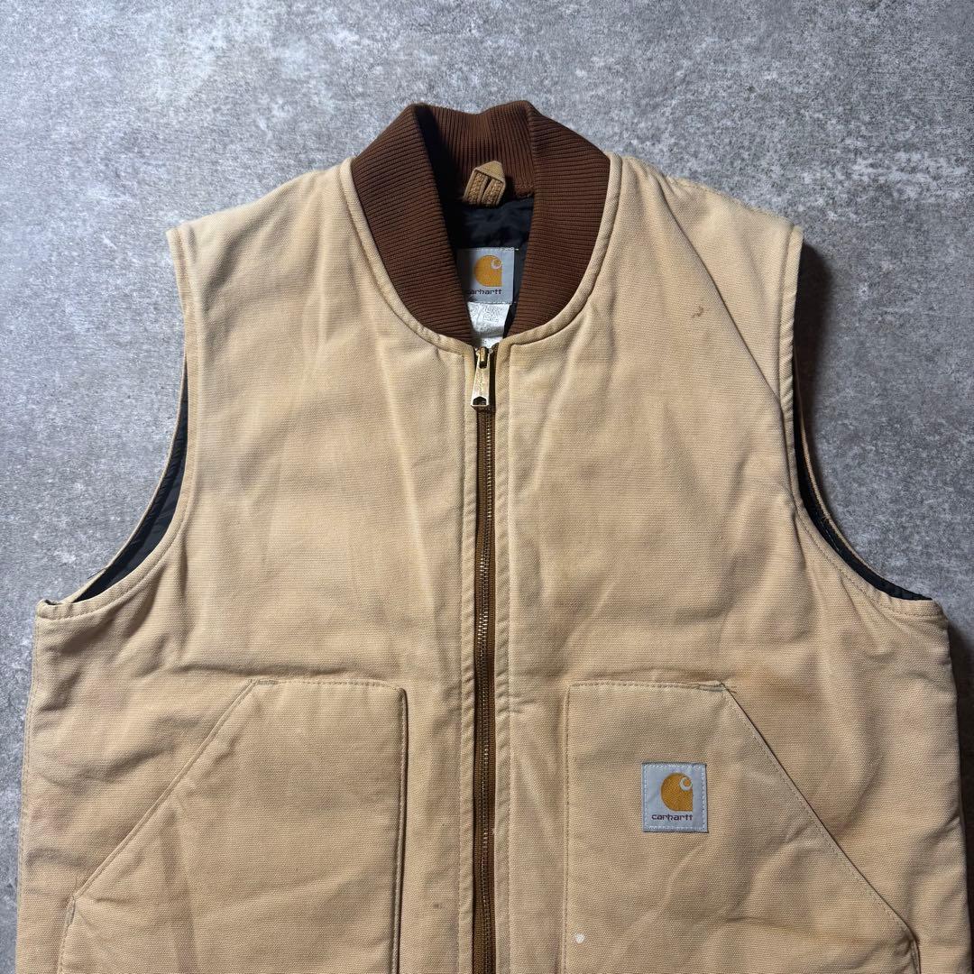 MSCZWTNB様Carhartt カーハートダックベスト ベージュ L