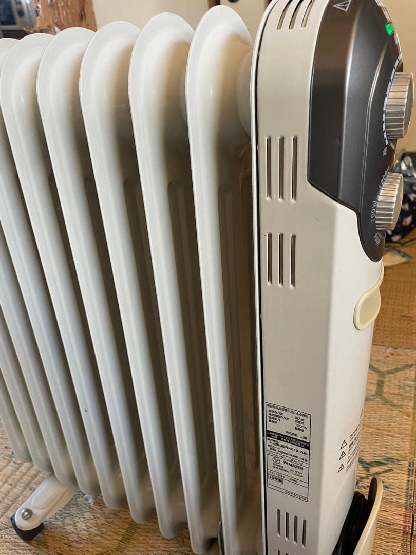 ヤマゼンのオイルヒーター