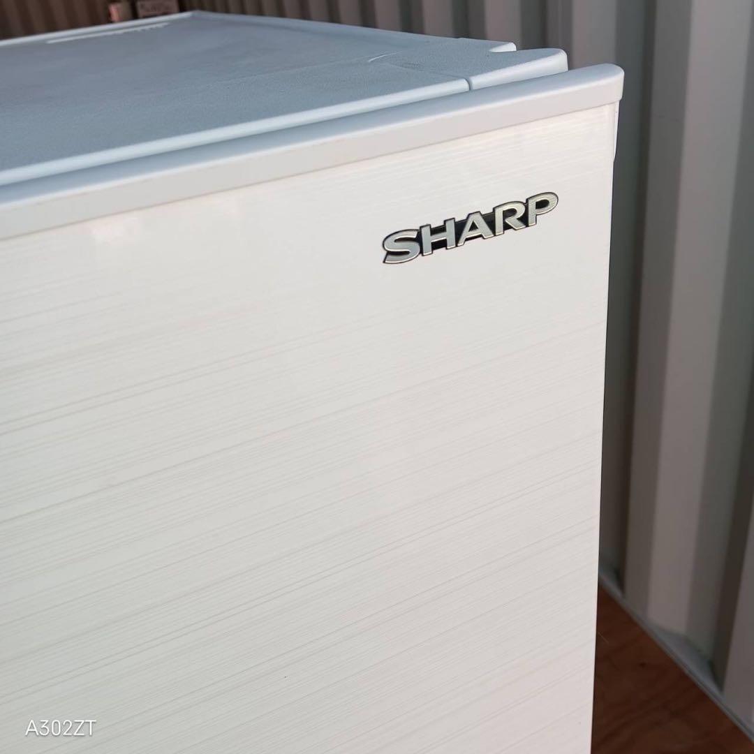A66★2021年製★シャープ　冷蔵庫　右.左開き　ホワイト　一人暮らし　洗濯機
