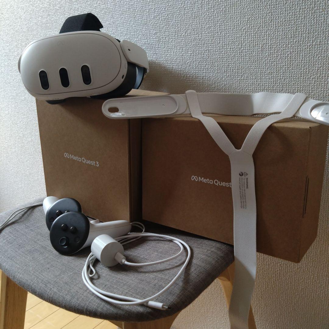  Quest 3 512GB　メタクエスト3　VRヘッドストラップ付き