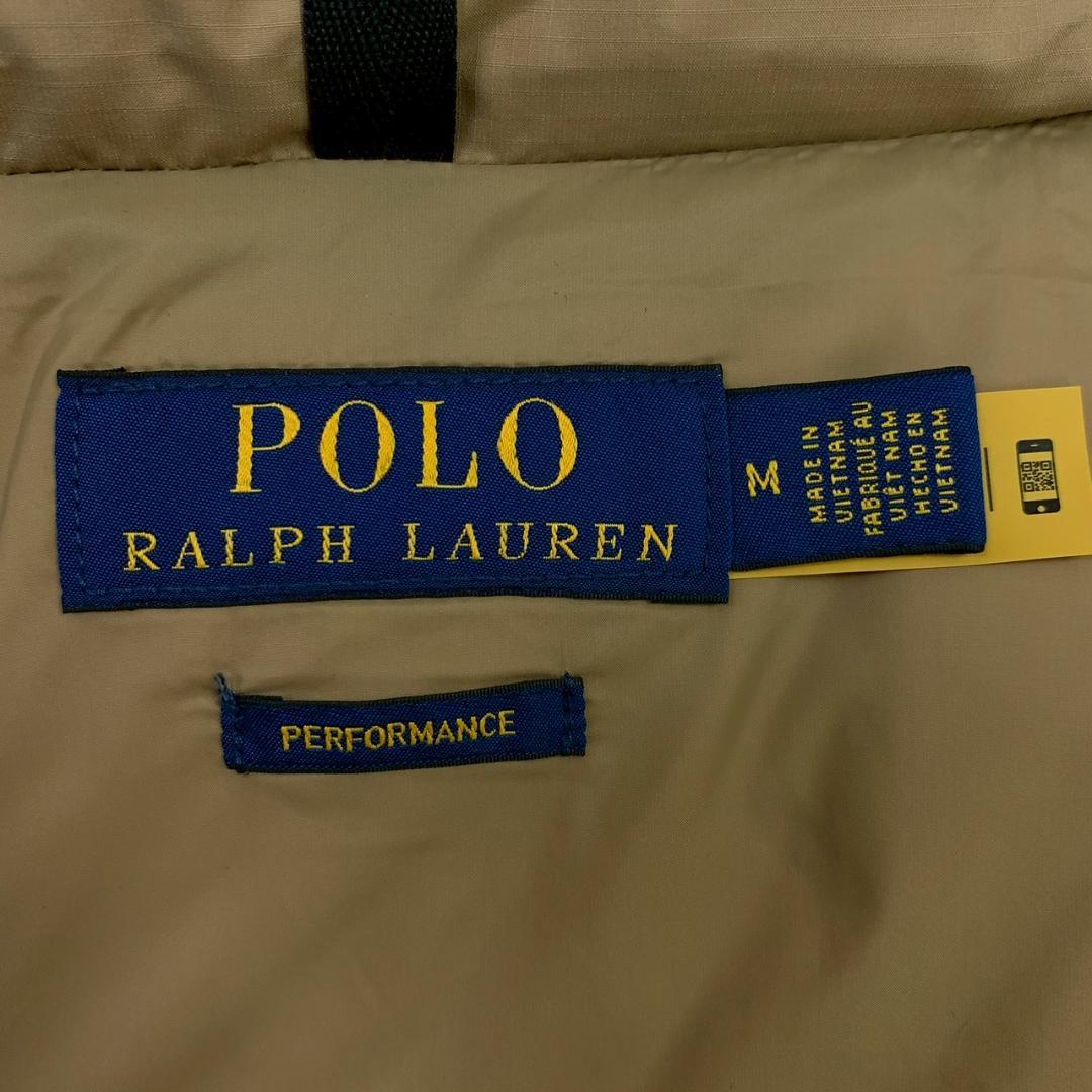 美品★現行QRタグ ポロラルフローレン ダウン ベスト ベージュ M　D762