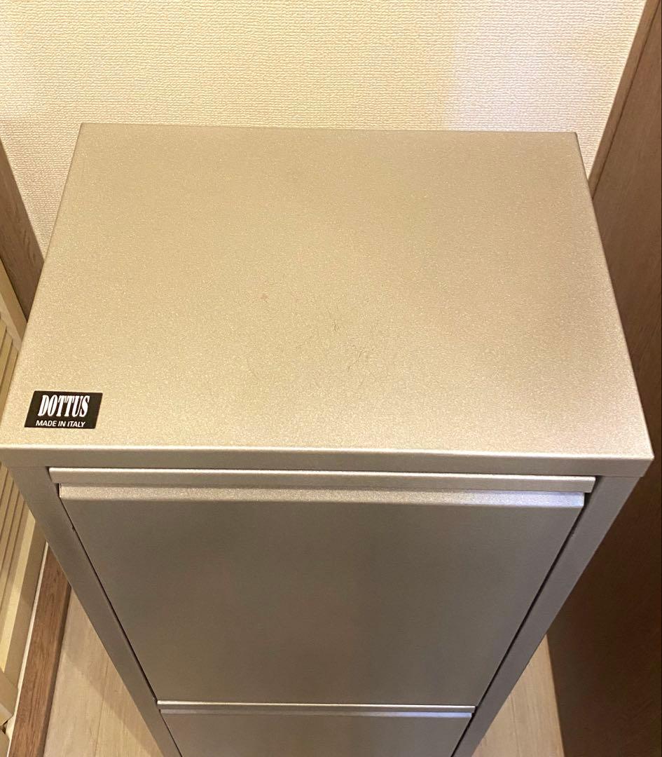 DOTTUS/ドッタス●ダストボックス●シルバー●イタリア製