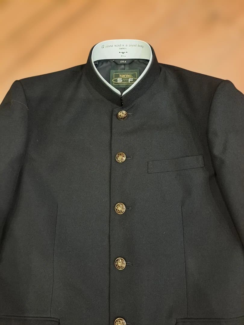 学ラン　170A 新品　男子学生服　上着のみ