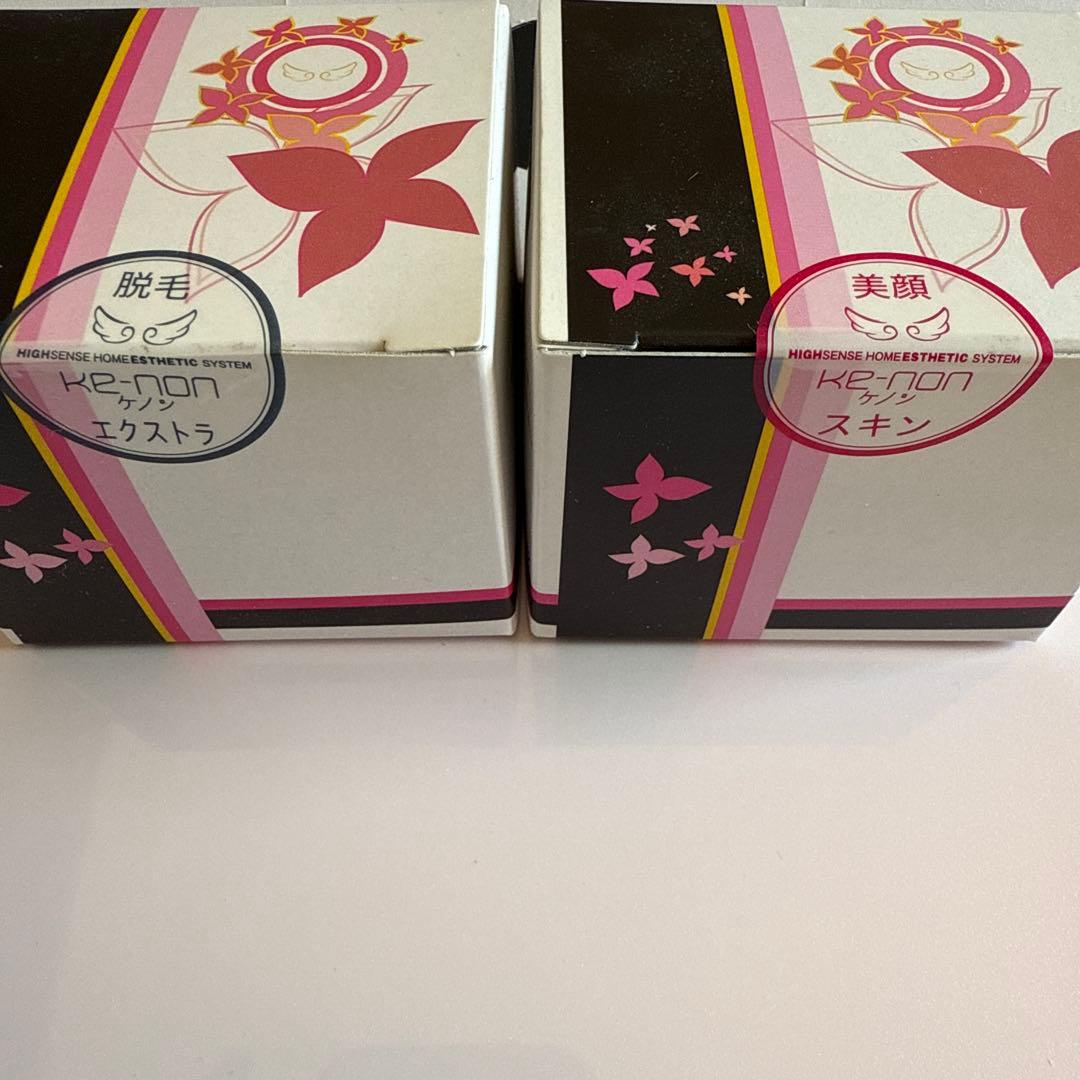 期間限定！10,000円値引き中 ケノン 脱毛器 本体 カートリッジ2つ付き